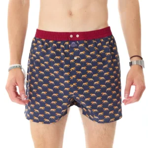 MC Alson Boxershort Heren: Leeuwen, Los model met ingewerkte slip (MCA.37 )