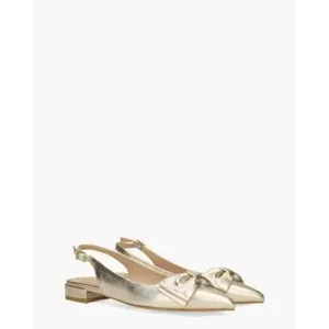 Gioia Walijne Goud Dames Slingbackpumps