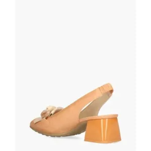 Hispanitas HV253945 Oranje Dames Slingbackloafers