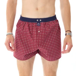 MC Alson Boxershort Heren: Bordeau, Los model met ingewerkte slip ( MCA.35 )