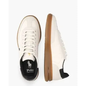 Polo Ralph Lauren Bedford Wit/Zwart Herensneakers