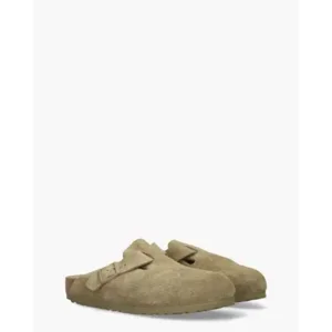 Birkenstock Boston Groen Herenslippers